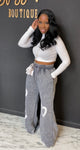 Oversized Comfortable 2pc Set WASH GRAY