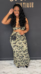 Camo 2pc Skirt Set