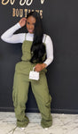 Cargo Jumpsuit Set OLIVE