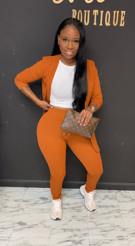 Classic But Basic 2pc Set CAMEL